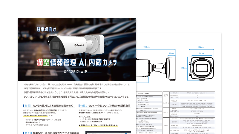 満空情報管理AI内蔵カメラ