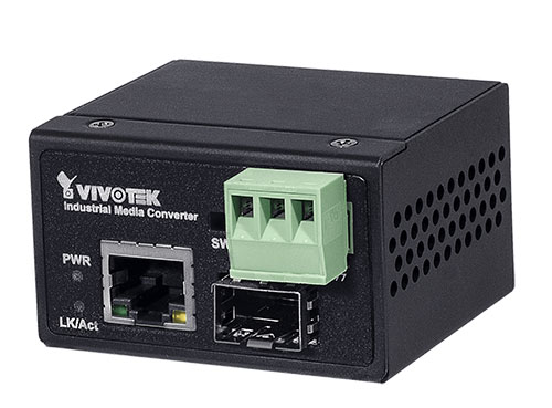 VIVOTEK AW-IHS-0202　産業用1xFE + 1xFE SFPメディアコンバーター