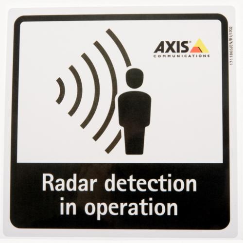 AXIS レーダー検知 ステッカー
