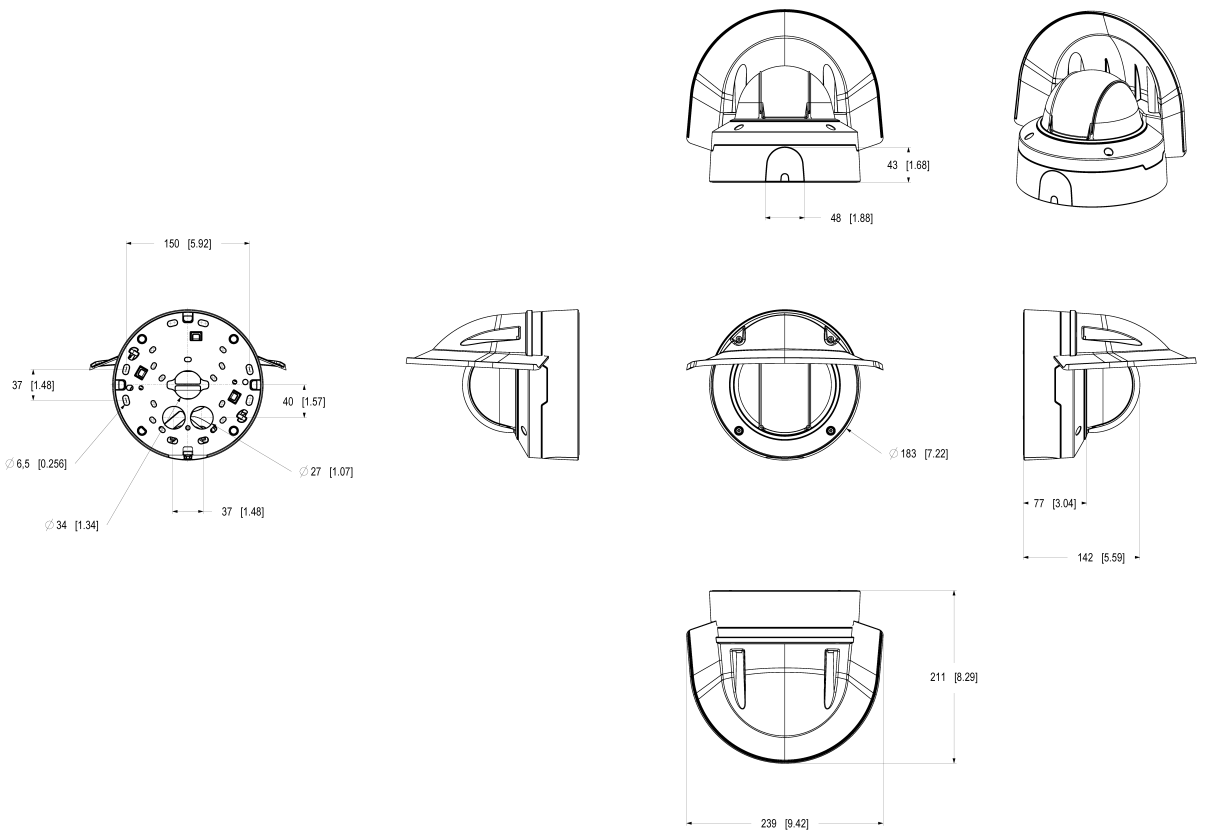 AXIS Q3548-LVE Dome Camera