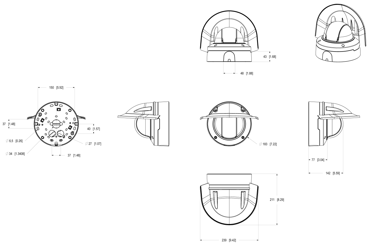 Q3558-LVE ドームカメラ