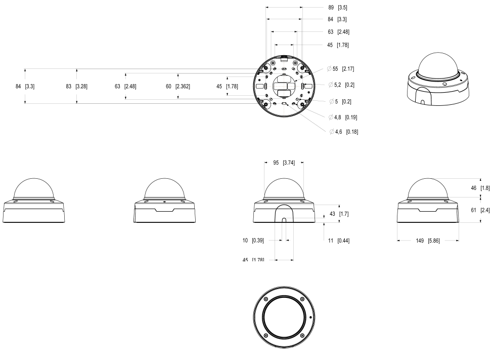 AXIS P3285-LVE Dome Camera