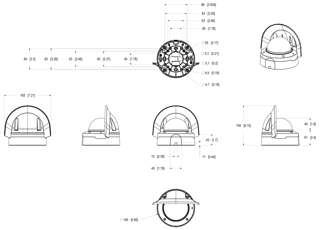 AXIS P3288-LVE Dome Camera
