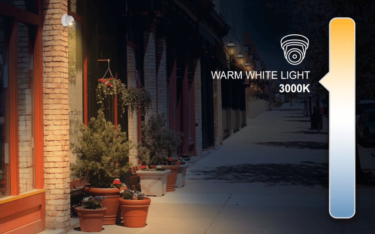 3000Kの温白色光