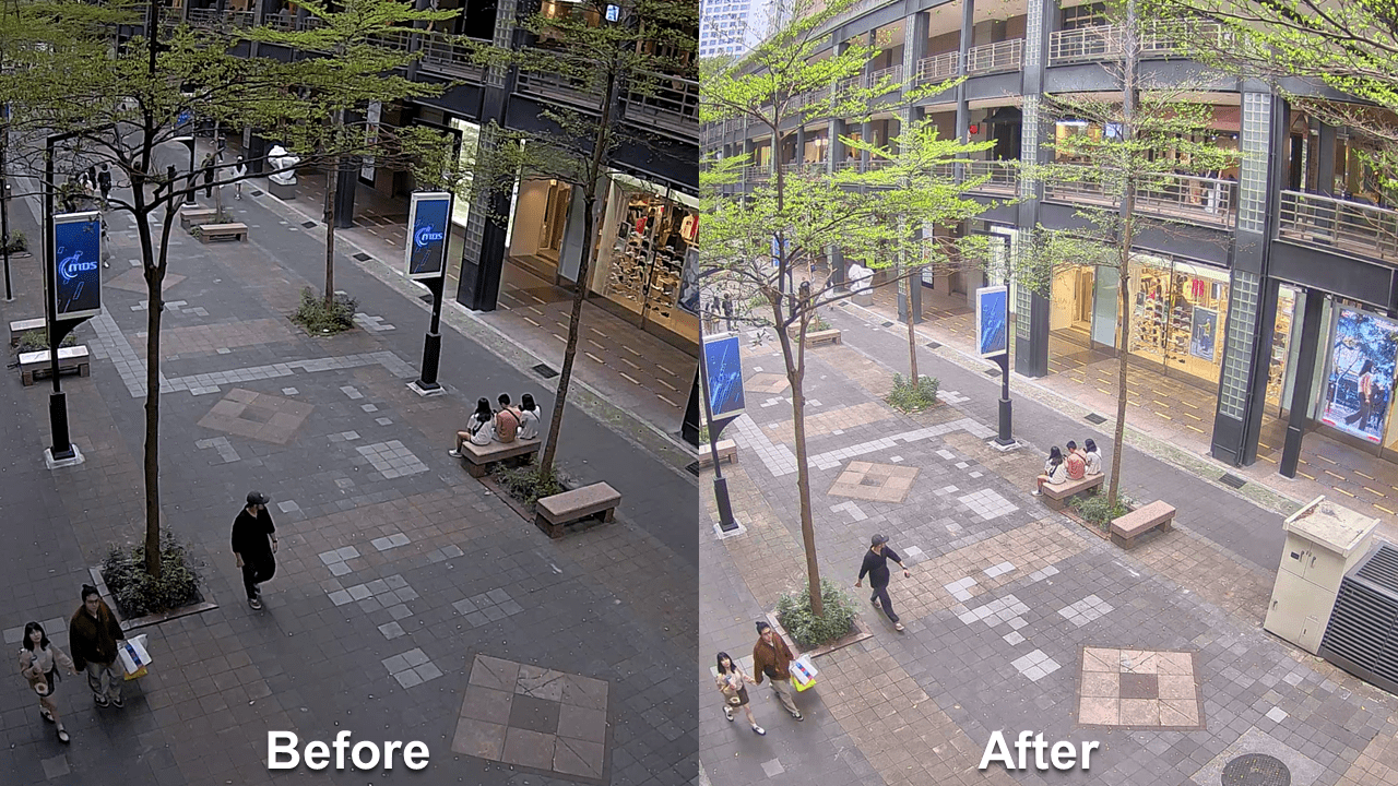 鮮明な日中画像