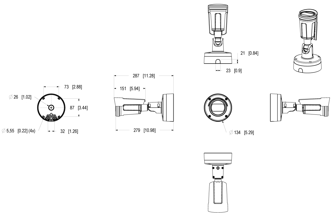 AXIS P1485-LE Bullet Camera