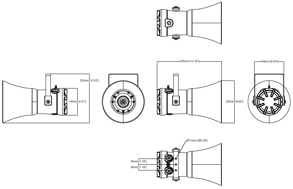 AXIS XC1311 Explosion-Protected Network Horn Speaker