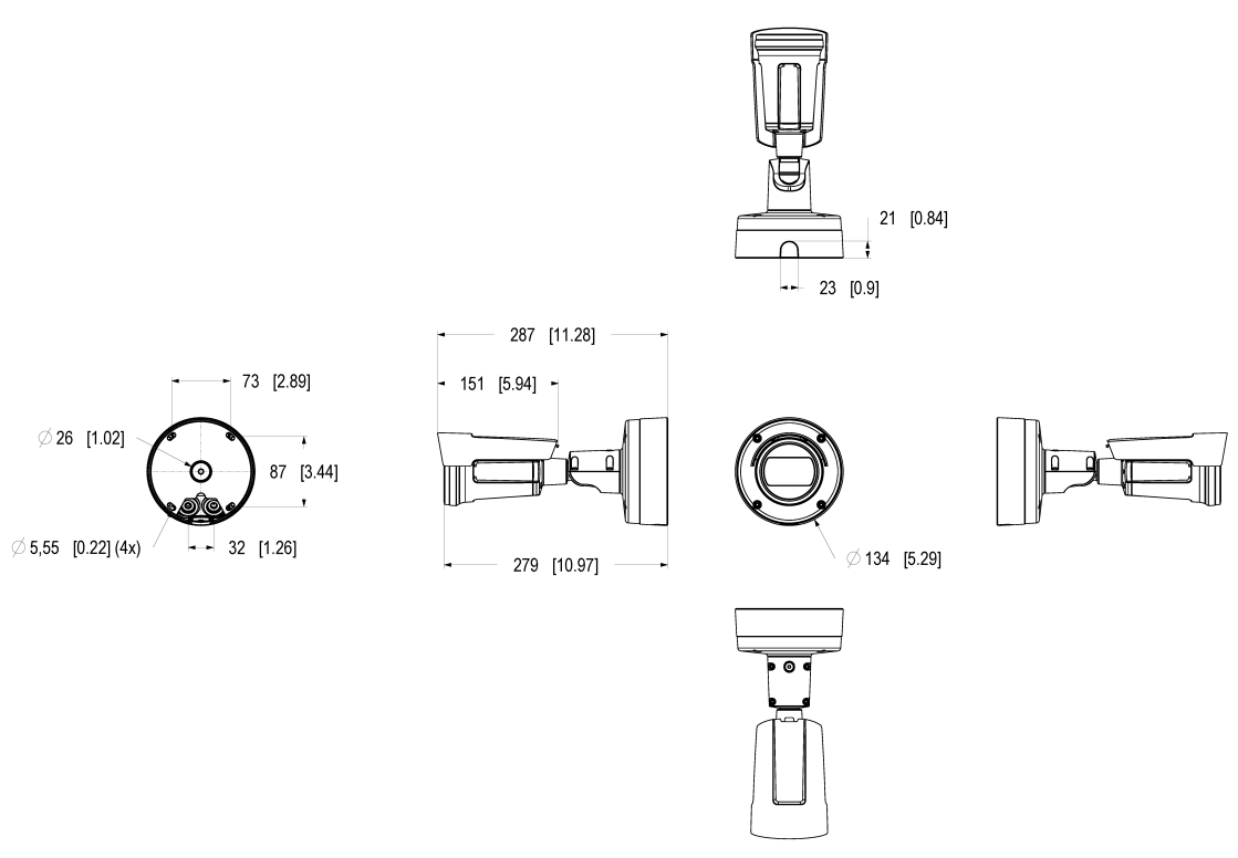 AXIS P1487-LE Bullet Camera