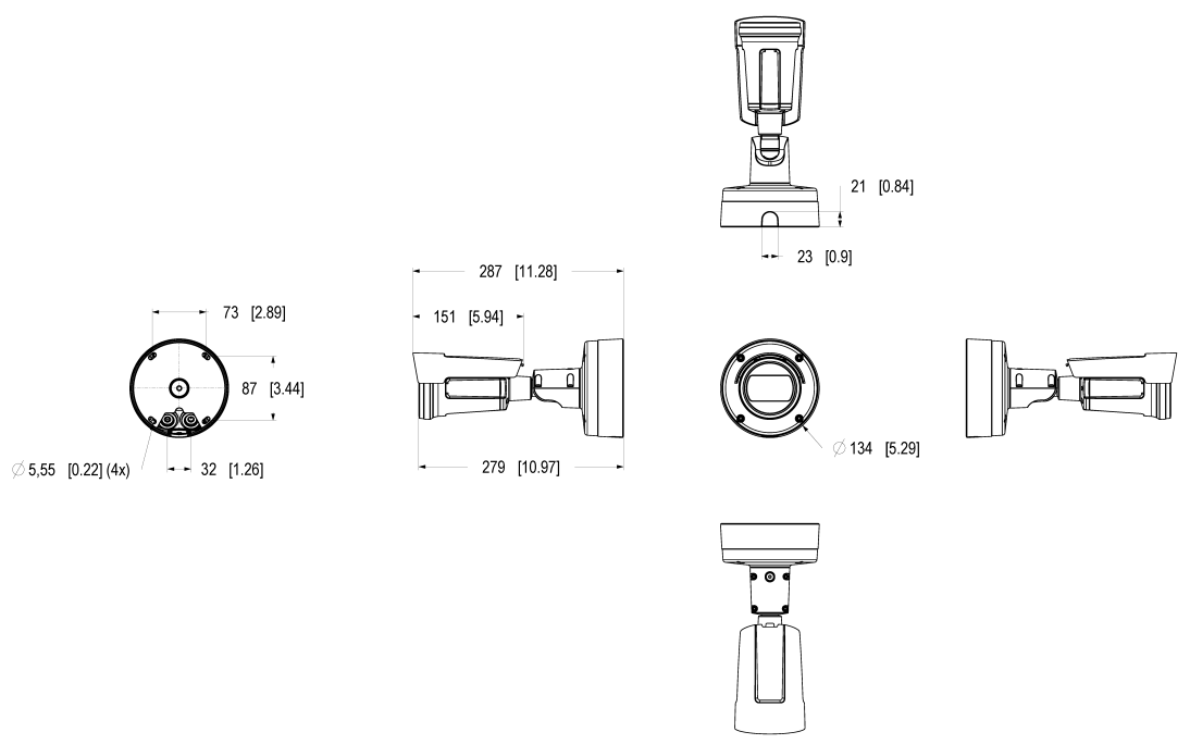 AXIS P1488-LE Bullet Camera