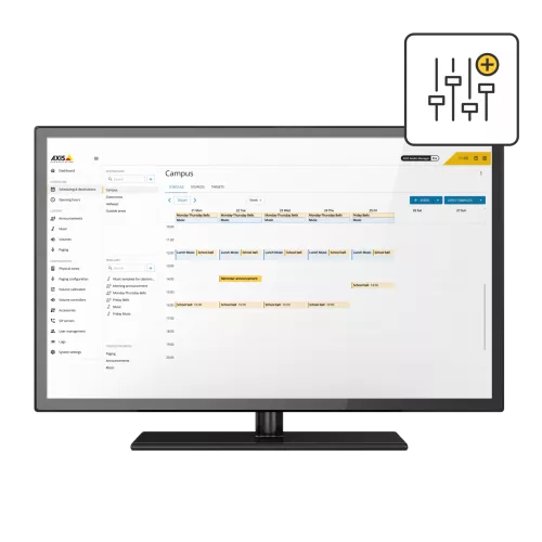 AXIS オーディオ マネージャー Pro