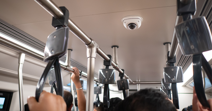 電車内監視カメラの画像