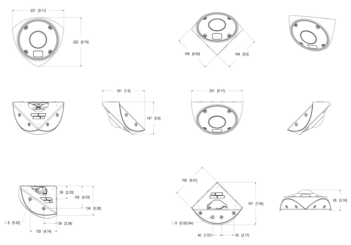 AXIS Q9227-SLV Corner Camera